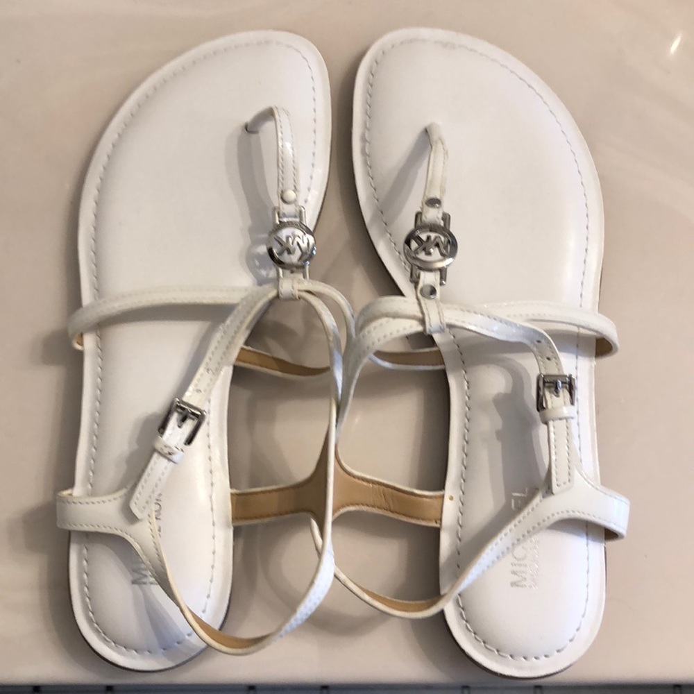 Michael kors sandals white